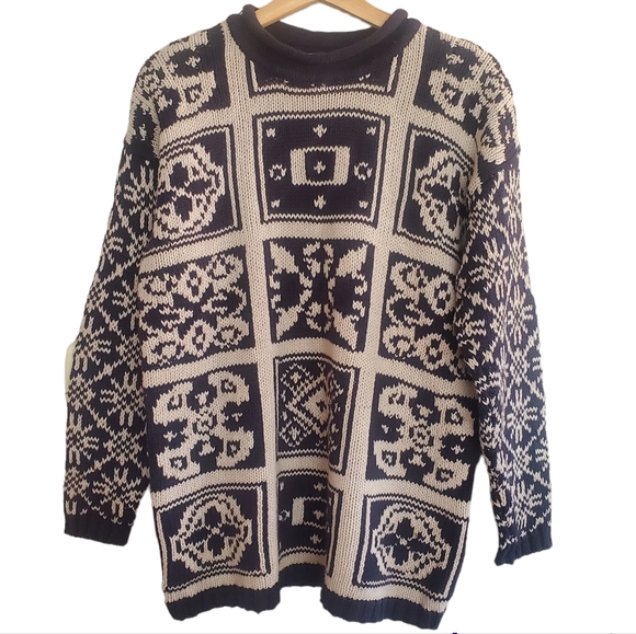 Paul Harris Design Ramie Cotton Blend Knit Crewneck Sweater S - Picture 1 of 7